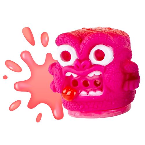 Muñecos Slime Cartoon Monsters Estatua Tiki Rojo/Rosa