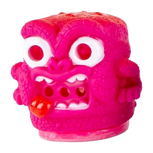 Muñecos Slime Cartoon Monsters Estatua Tiki Rojo/Rosa