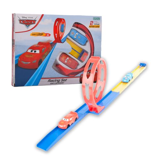 Racing Set Cars Con Lanzador