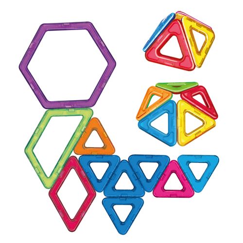 Playmags Juego de Bloques Magnéticos Incluye 10 Piezas Grandes
