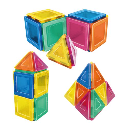 Playmags Juego de Bloques Magnéticos Incluye 20 Piezas Enteras