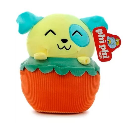 Peluche Perro en Muffin Spandex 23 cm