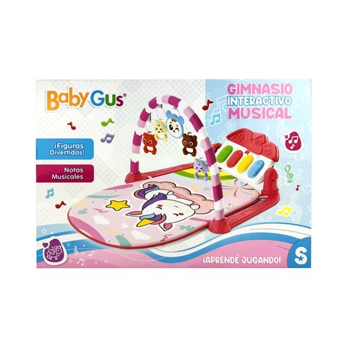 Gimnasio de Unicornio con Piano Interactivo y Colgantes con Luces y Sonidos