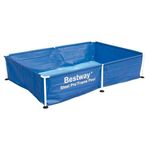 Pileta Rectangular con Base Metálica Bestway Steel Pro 1000lts 190 x 130 x 42 cm
