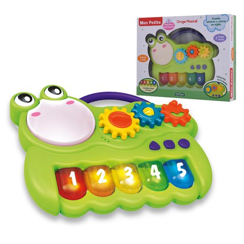 Mon Petite Oruga Musical Piano con Luces y Sonidos