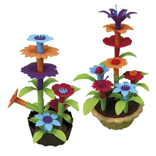Color Flowers Flores Didácticas para Armar 73 Piezas