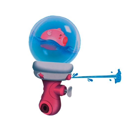 Water Splash Tiernos Animalitos Lanza Agua Rosa