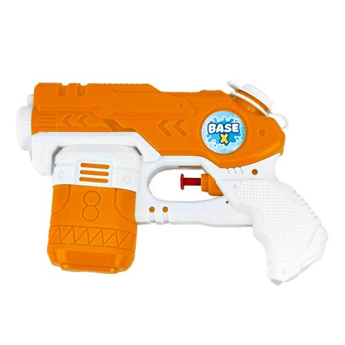 Set x2 Pistolas de Agua Base-X Splash Fast Shot Azul y Naranja