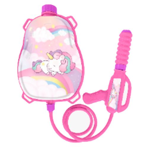 Mochila de Agua con Pistola Unicornio 42 cm Arcoíris