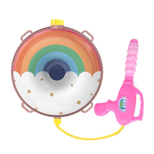Mochila de Agua con Pistola Dona Arcoíris