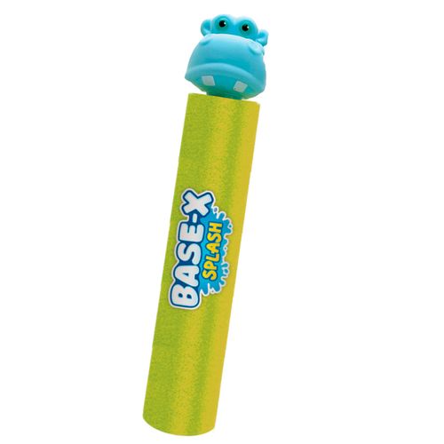 Lanzador de Agua Base-X Splash Animales Amarillo con Hipopótamo