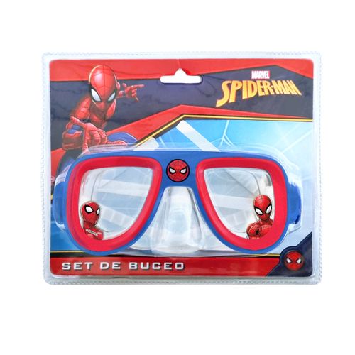 Máscara De Buceo Con Nariz Antiparras Spiderman