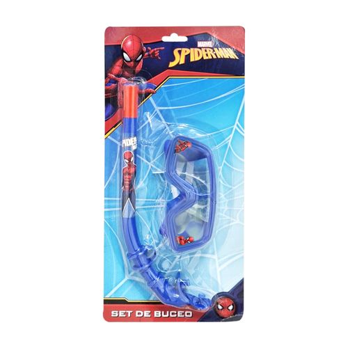 Súper Set de Buceo Spiderman con Snorkel y Máscara