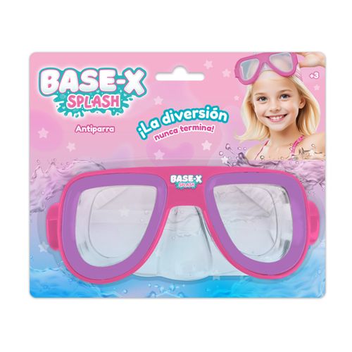 Antiparras de Buceo Rosa Base-X Splash Nena Rosa