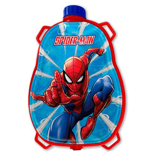 Mochila de Agua con Pistola 42 cm Spiderman Saltando de Frente