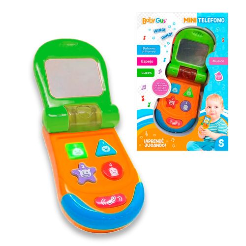 Teléfono Interactivo con Luces y Sonidos y Espejo Verde