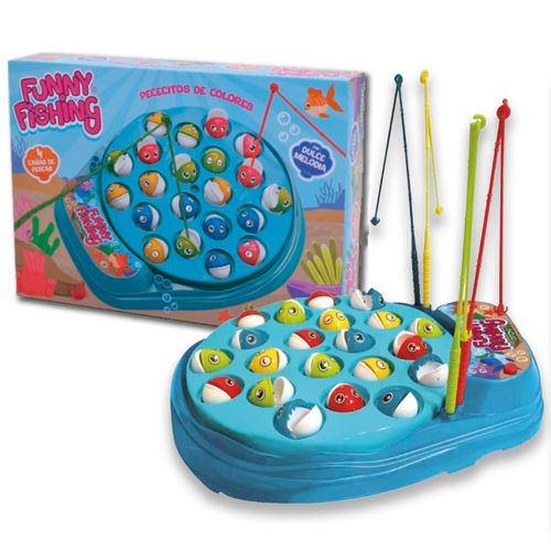 Juego de Mesa Funny Fishing a Pila Simil Pesca Magic