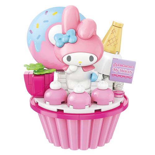 Hello Kitty Figura para Armar 18cm Cupcake My Melody