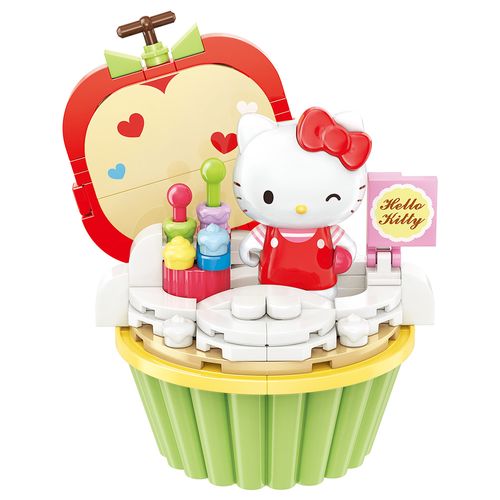Hello Kitty Figura para Armar 18cm Cupcake Hello Kitty