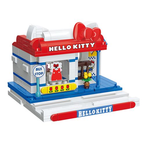 Hello Kitty Playset para Armar 24cm Sanrio Street Tienda de Moda Hello Kitty