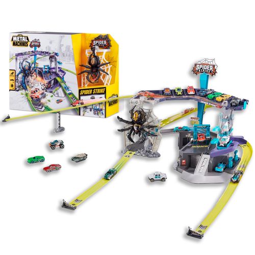 Pista Metal Machines Spider Strike Garage Araña