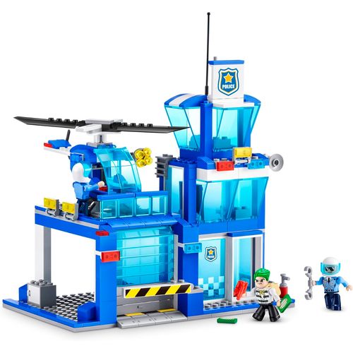 Playset Max City Estación de Policias 321 Piezas para Armar