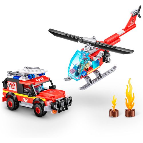 Playset Max City Estación de Bomberos 265 Piezas para Armar
