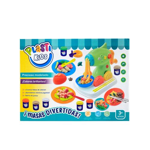Masas Fabrica De Pastas Con Moldes Y Accesorios Plasti Kids