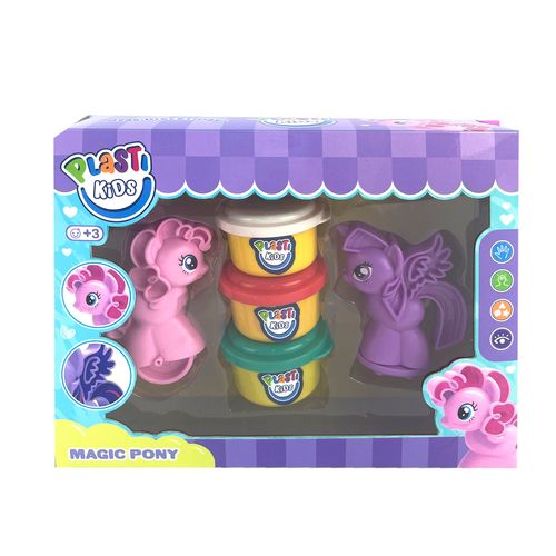 Masas Plasti Kids De Pony Con Accesorios