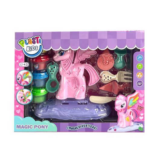 Set De Masas Para Moldear C/Accesorios Pony