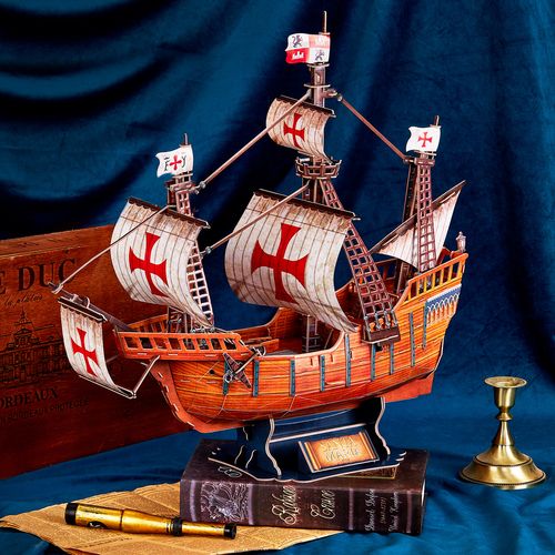 Cubic Fun Rompecabeza 3D Santa Maria Barco 204 PIEZAS