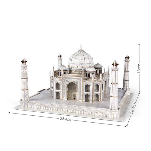 Natgeo Palacio Taj Mahal India Rompecabezas 3D Cubicfun 87 Piezas
