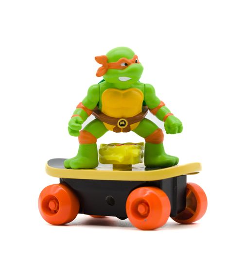Tortugas Ninja Switch Kick Skaters Figura con Accesorios y Lanzador Michelangelo