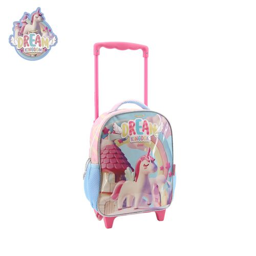 Mochila con Carro 12 Pulgadas Dream Kingdom Unicornio Rosa