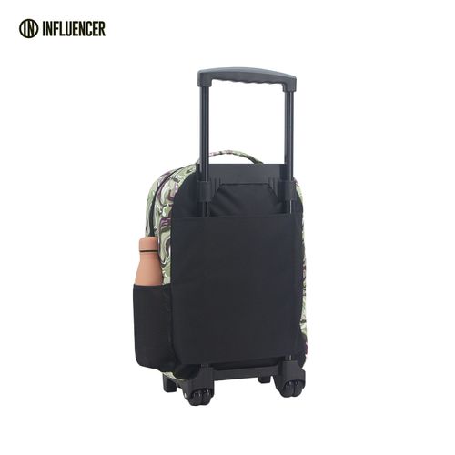 Mochila con Carro 17 Pulgadas Influencer Print Negra