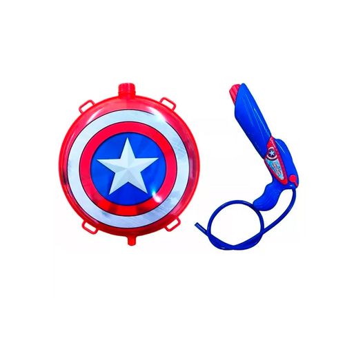 Mochila de Agua Circular con Pistola Capitán América