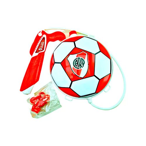 Mochila de Agua Circular con Pistola River Plate Pelota