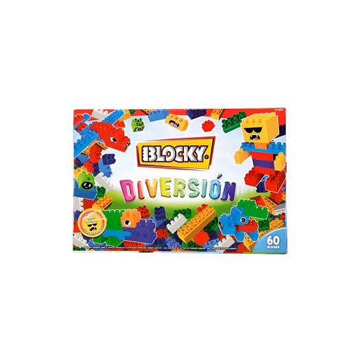 Bloques - Blocky Diversion - 60 Piezas Para Armar