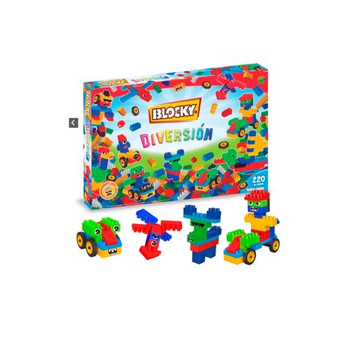 Bloques - Blocky Diversion- 220 Piezas Para Armar
