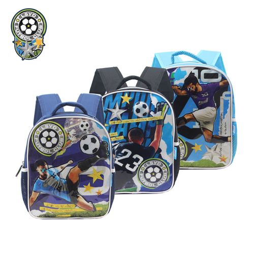 Mochila Espalda 12 Pulgadas Fútbol Celeste 10