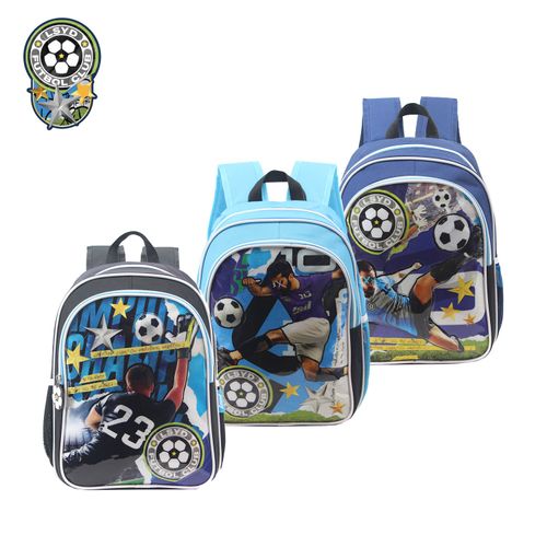 Mochila Espalda 14 Pulgadas Fútbol Celeste 10