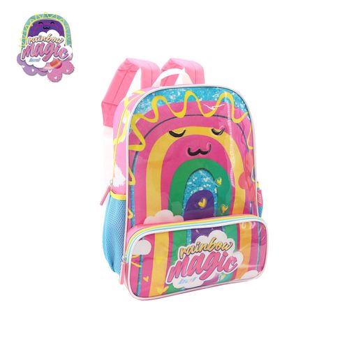 Mochila Espalda 16 Pulgadas Rainbow Magic Rosa