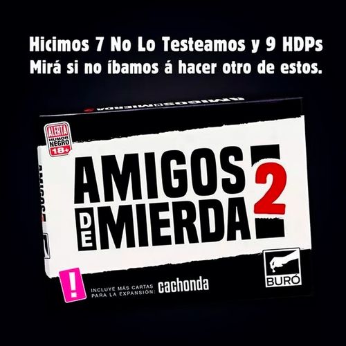 Amigos De Mierda 2 Juego De Mesa Cartas