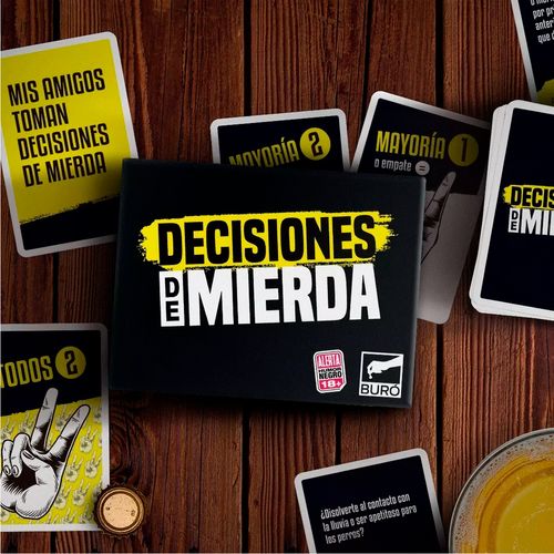 Decisiones De Mierda Juego De Mesa Cartas