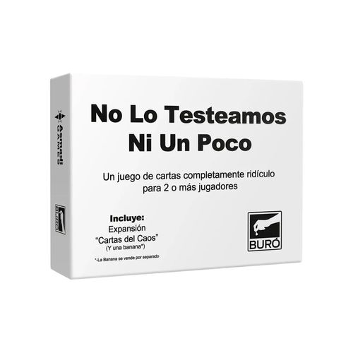 No Lo Testeamos Ni Un Poco Juego de Mesa Cartas