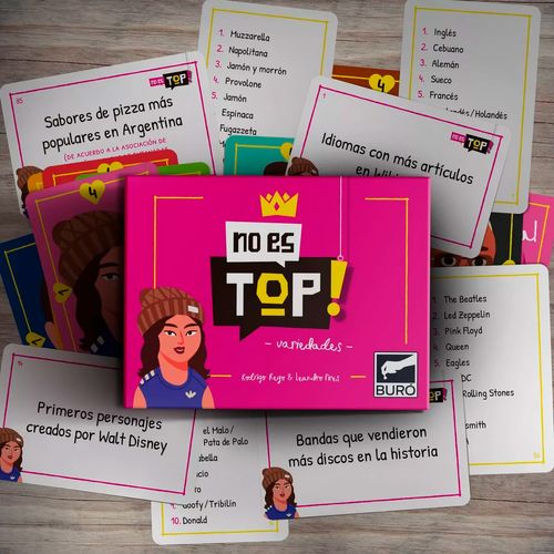 Juego De Mesa Cartas ¡No Es Top!