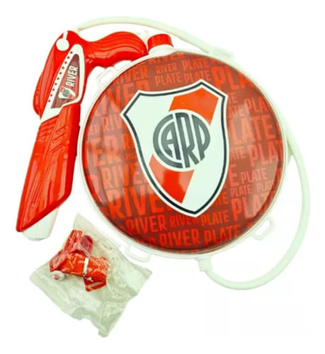 Mochila de Agua Circular con Pistola River Plate Bombo
