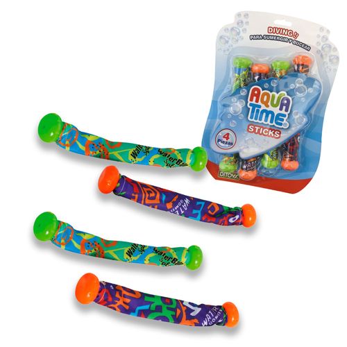 Aqua Time Sticks x4 Palitos de Buceo de Tela
