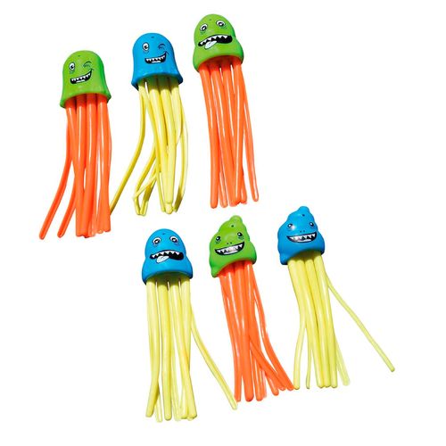 Aqua Time Octopus x6 Figuras de Buceo con Formas de Pulpos