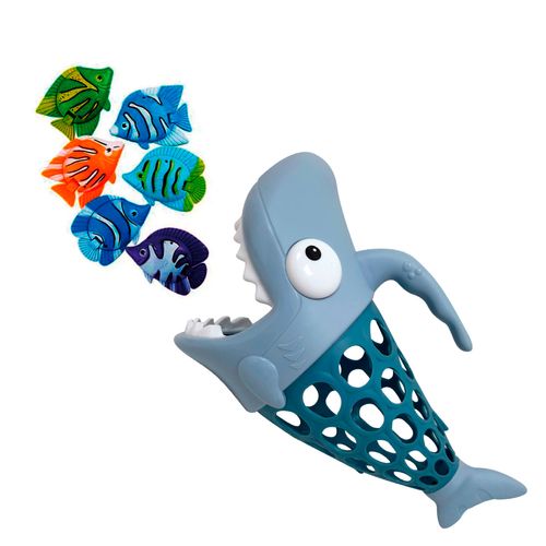 Aqua Time Fishing Sharks Juego de Pesca para el Agua con Forma de Tiburón